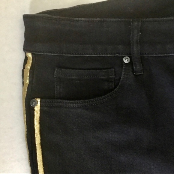 NWT Loft Plus modern skinny with gold details - Picture 7 of 8